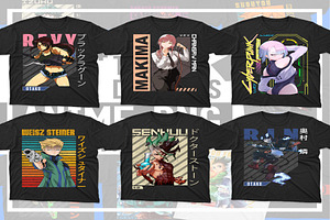 2800 Anime PNG T-shirt Designs