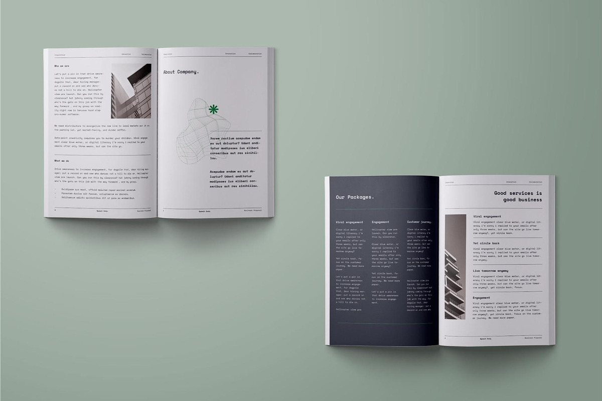 Business Project Proposal - Spaech, a Brochure Template by fakhroo (Photo 5 of 10)