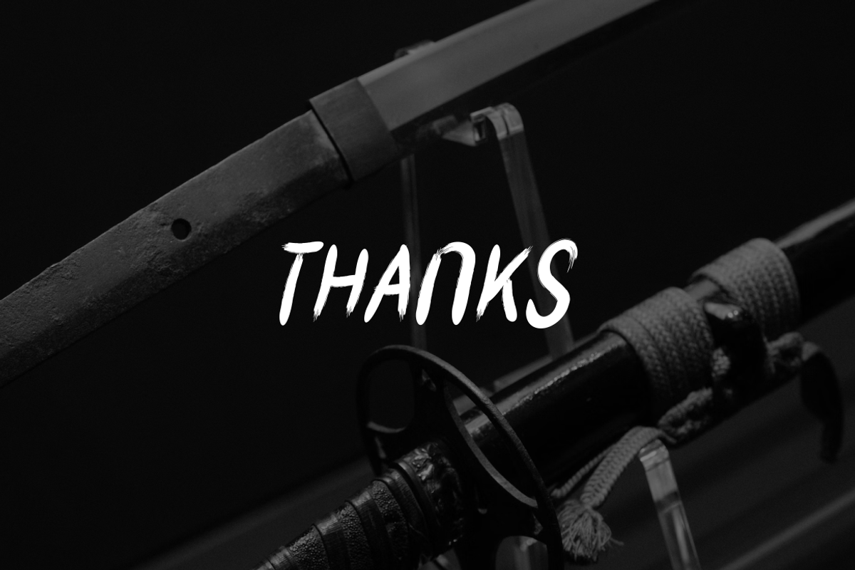 Thaxic Brush Font, a Handwritten Font by albert_kalingga (Photo 5 of 5)
