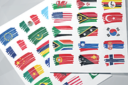 Sketcy Flags (232 Flags), a Solid Icon by alpercakici (Thumbnail 2 of 3)