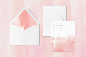 Watercolor Backgrounds - Blush