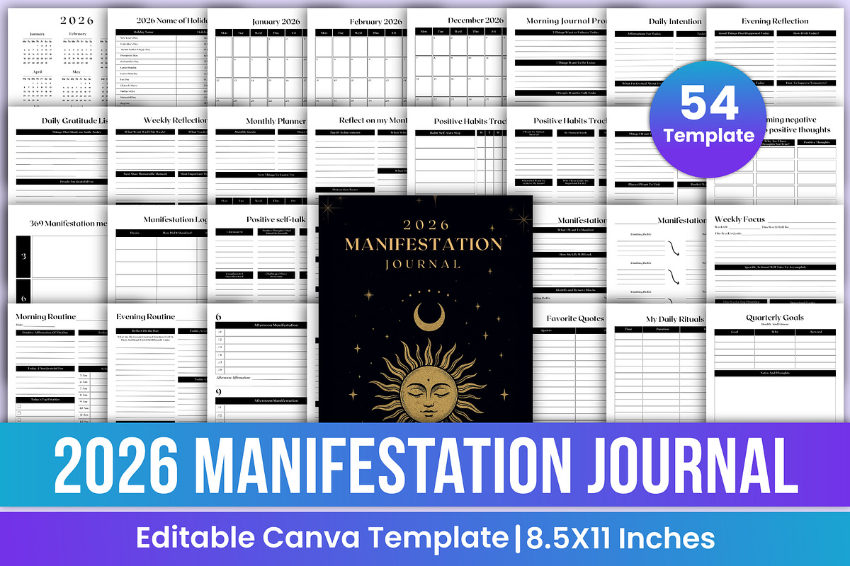 2026 All-in-One Canva Planner Bundle, a Stationery Template by Mustafiz (Photo 15 of 15)