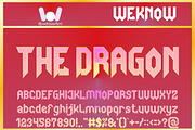 Thunder Bird Font, a Font by weknow (Thumbnail 2 of 8)