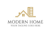 Modern Home Logo, a Technology Illustration by Kaushal Jangid (Thumbnail 1 of 5)