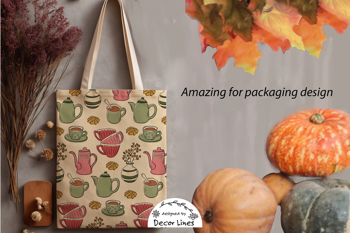 Thanksgiving Seamless Patterns, a Pattern Graphic by Decor Lines (Photo 8 of 10)