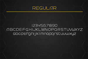 Futuristic Linear Style Typeface.