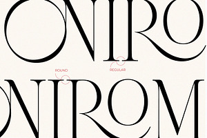 Onirom - Modern Ligature Serif Font