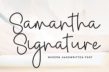 Samanta Signatur | Script Font