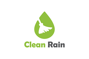 Clean Rain Logo Design, a Branding & Logo Template by zaqilogo