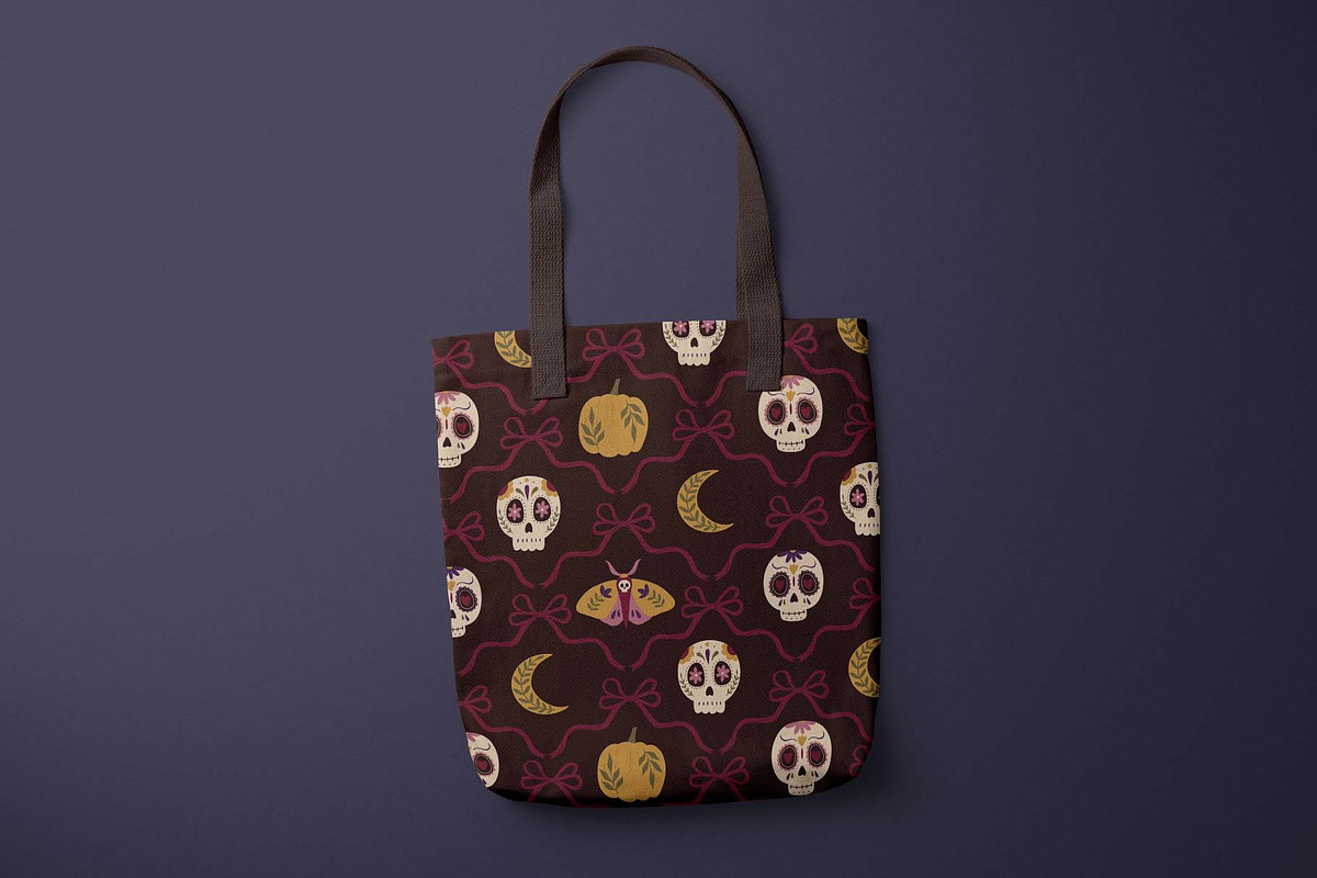 Gothic Halloween Charms Pattern, a Pattern Graphic by Irina Ostapenko (Photo 4 of 4)