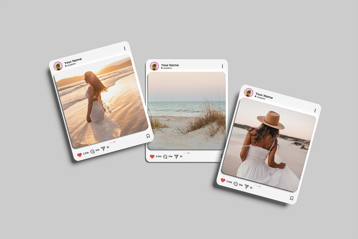 Instagram Post Mockup, an iPhone Mockup by Amigos__46 (Photo 4 of 11)