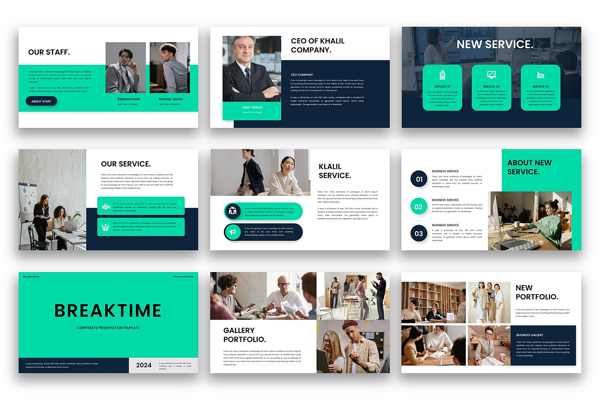Khalil – Business PowerPoint, a Presentation Template by kreatifreya (Photo 3 of 5)