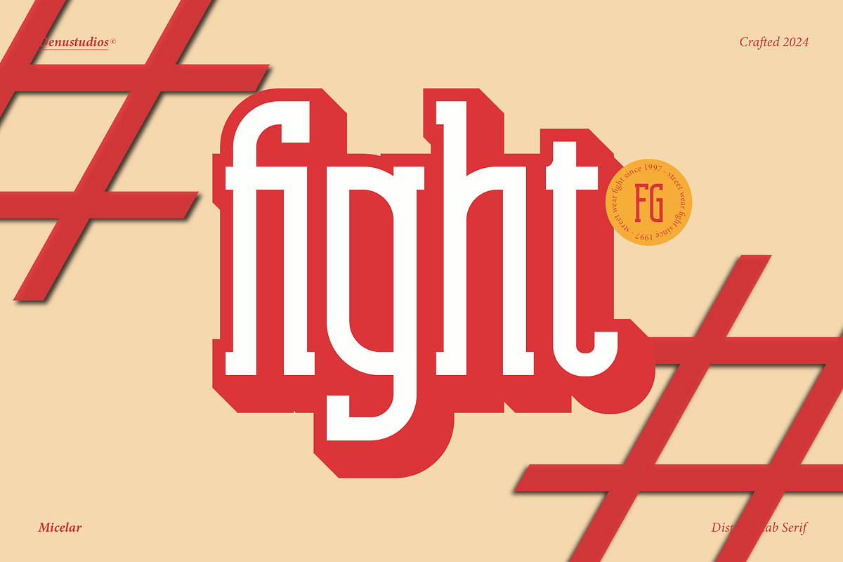 Micelar | Display Slab Serif, a Slab Serif Font by Denustudios (Photo 6 of 15)