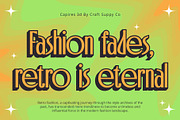 Capires 3D, a Sans Serif Font by Craft Supply Co. (Thumbnail 2 of 8)
