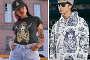Crime old school tatttoo, a Background Graphic by intueri (Thumbnail 3 of 7)