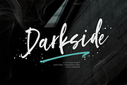 Darkside, a Script Font by Letteratom (Thumbnail 1 of 11)