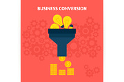 Sales Funnel Vector Concepts, a Finance Illustration by Anna_leni (Thumbnail 3 of 6)