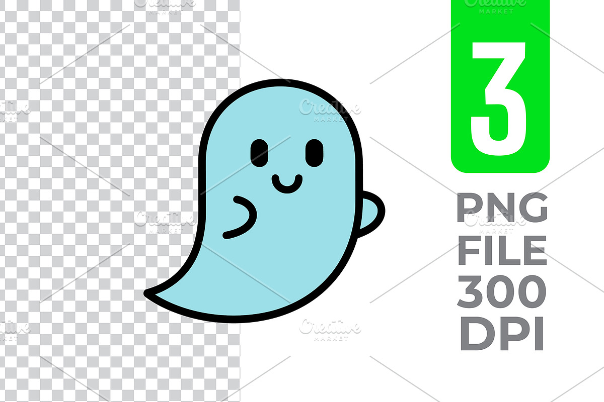 Ghost Silhouette Vector Pack, an Object Graphic by Artonix (Photo 3 of 3)