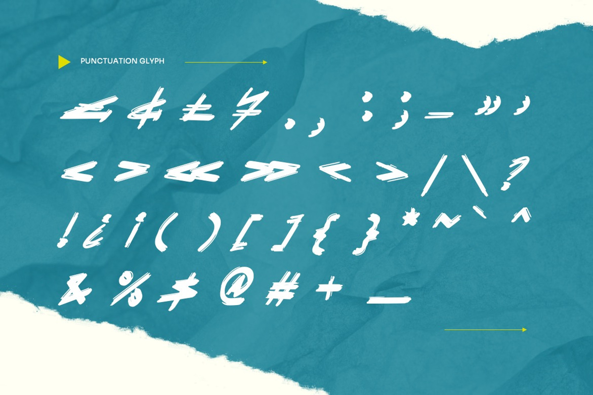 Zerowax - Tech Textured Font, a Handwritten Font by Dhabee (Photo 3 of 12)