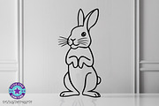 Easter Bunny Cute Bunny Svg Png Bund, an Object Graphic by FiveStarCrafting (Thumbnail 6 of 14)
