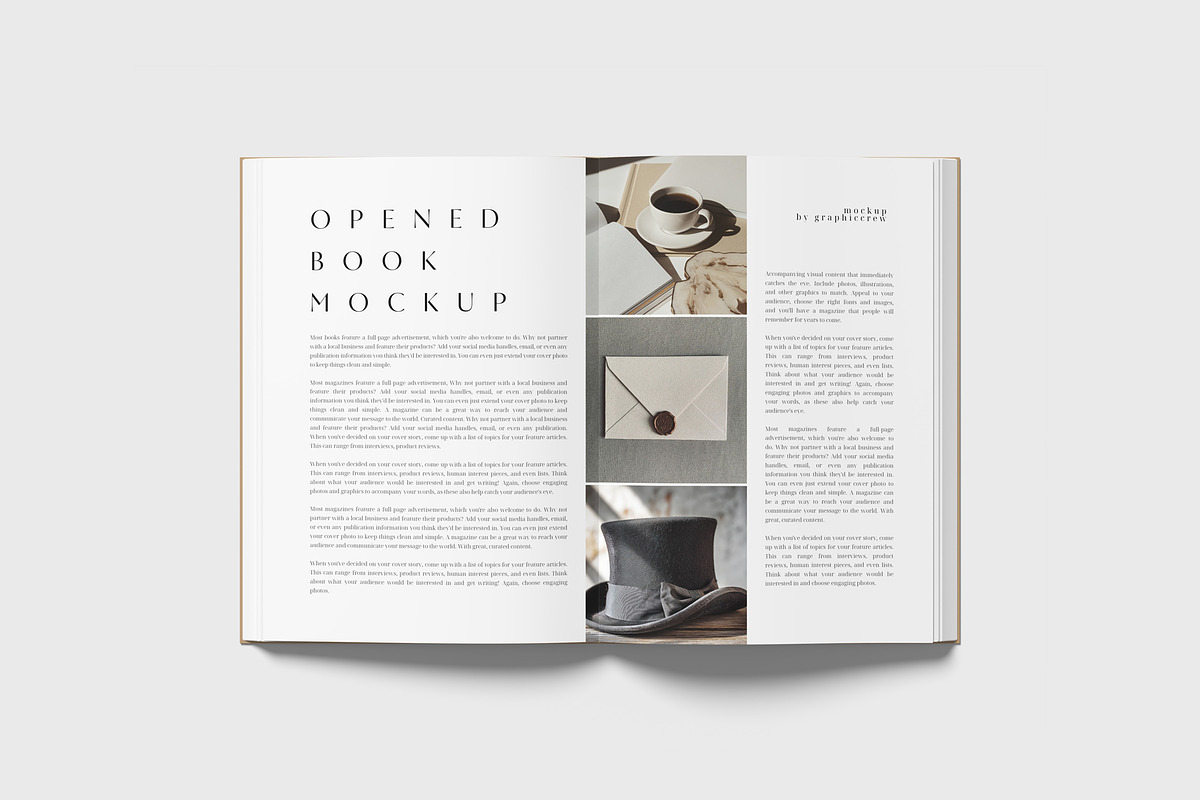 Realistic Book Mockup, a Books & Magazine Mockup by graphiccrew (Photo 7 of 9)