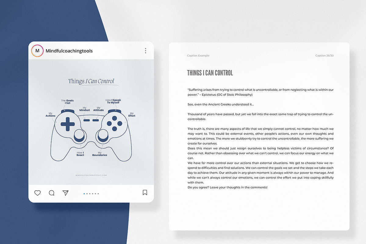 Mindfulness & Mindset Instagram Kit, a Social Media Template by AndrewPixel (Photo 4 of 11)