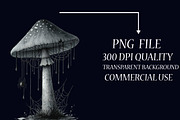 Gothic Mushroom clipart, an Illustration by Libby Wishes (Thumbnail 3 of 7)