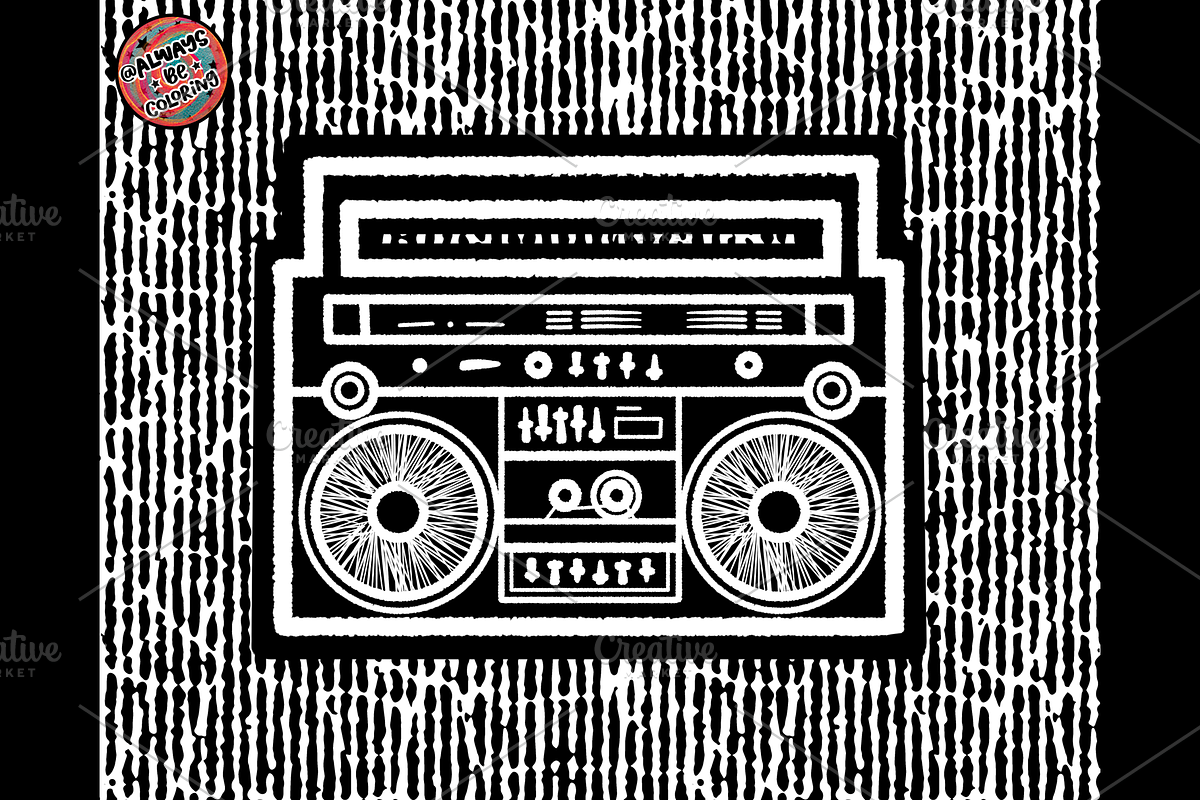 Procreate Linocut Brush Set Volume 2, a Brush Add-On by AlwaysBeColoring (Photo 13 of 13)