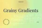 36 Grainy Gradients Sunbaked mint, a Texture Graphic by mamormo (Thumbnail 1 of 6)