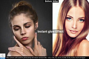 Instant Glow Photoshop Effect