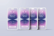 iPhone 12, 13, 14 Pro Clay Mockup, an iPhone Mockup by Deeplab (Thumbnail 52 of 53)