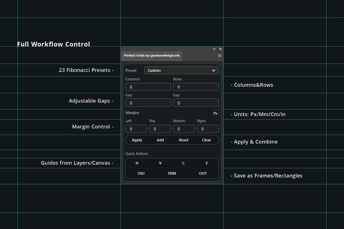 Perfect Grids: Layout Plugin, a Plug-in Add-On by Gromov Design (Photo 2 of 7)