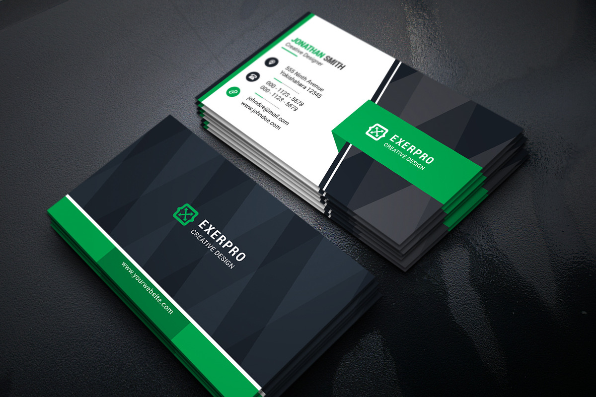 Corporate Business Card Template, a Business Card Template by Shapnochura Design Studio (Photo 2 of 5)