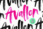 Avallon OpenType-SVG Font, a Font by Sam Parrett (Thumbnail 1 of 8)