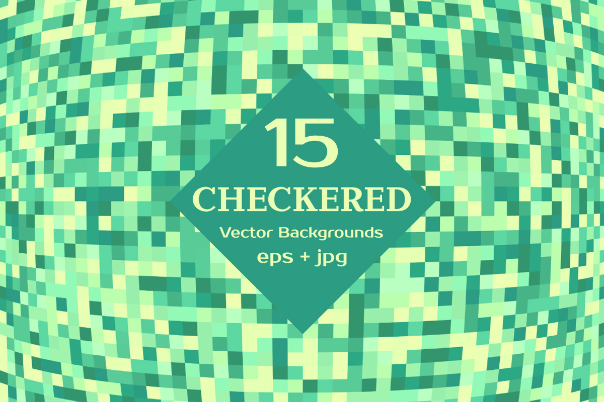 CHECKERED Vector Backgrounds, a Texture Graphic by ekaart (Photo 3 of 7)