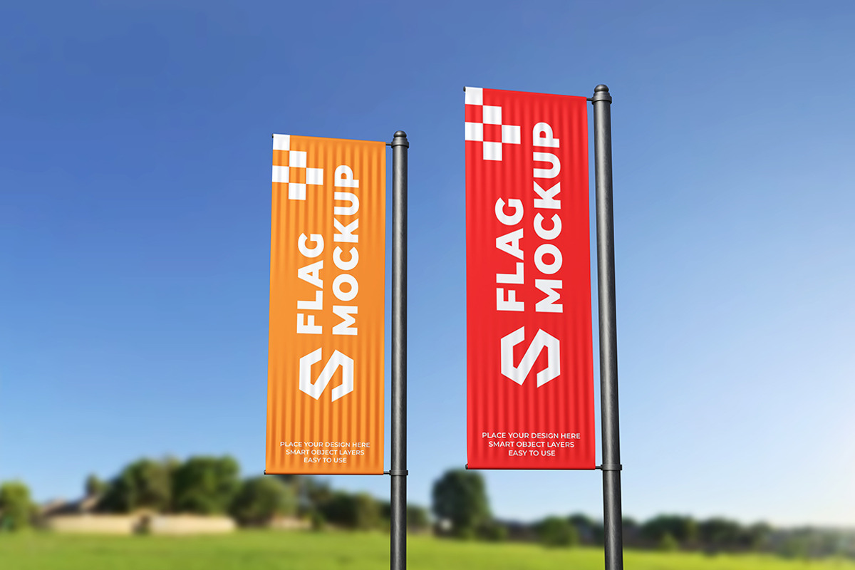 Flag Mockup, a Product Mockup by MrLetters (Photo 3 of 5)