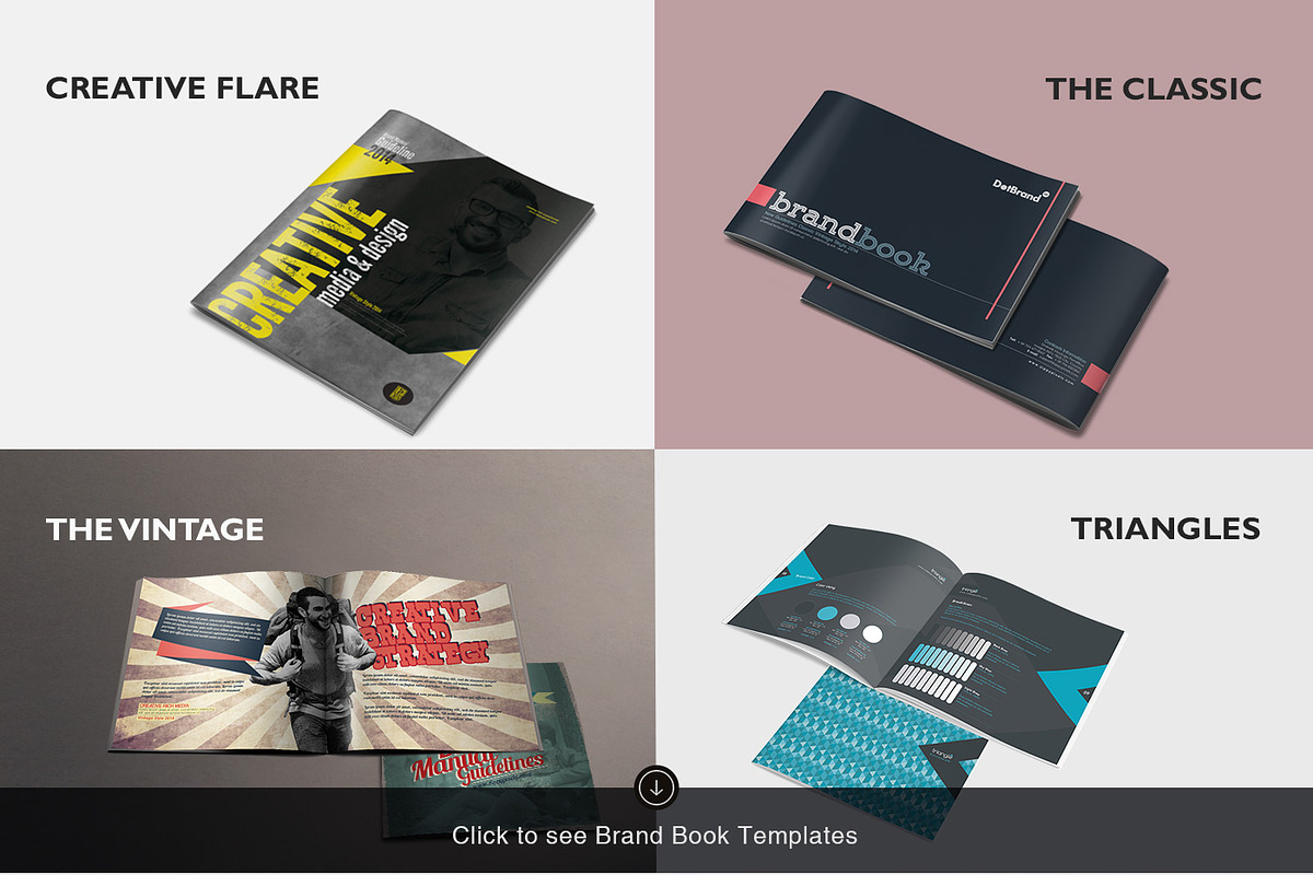 15 Brand Guidelines Templates Bundle, a Brochure Template by ZippyPixels (Photo 5 of 7)