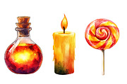 Watercolor Halloween Sublimation, an Illustration by Designworld (Thumbnail 5 of 6)
