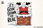 Funny Santa Christmas Sublimation, an Illustration by Libby Wishes (Thumbnail 1 of 5)