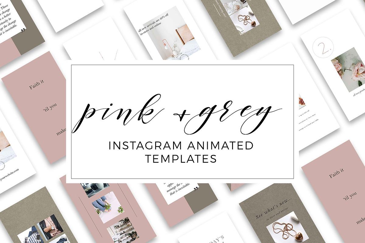 Instagram Story Templates (ANIMATED), a Social Media Template by Dana Nicole Designs (Photo 2 of 6)