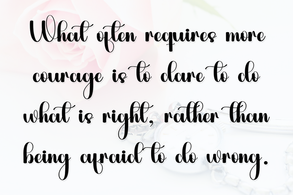 Rainbow, a Script Font by FreshTypeINK (Photo 3 of 7)