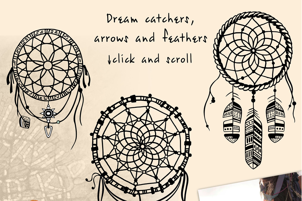 Tribal skull & feathers, a Decorative Illustration by Live line (Photo 4 of 5)