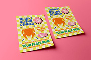 Thanksgiving Dinner Flyer, a Flyer Template by herutage (Thumbnail 4 of 4)