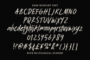 Dark Midnight – Horror Raw Brush, a Handwritten Font by Letterhend Studio (Thumbnail 5 of 9)