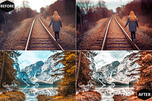 12 Autumn Breeze Photoshop Actions