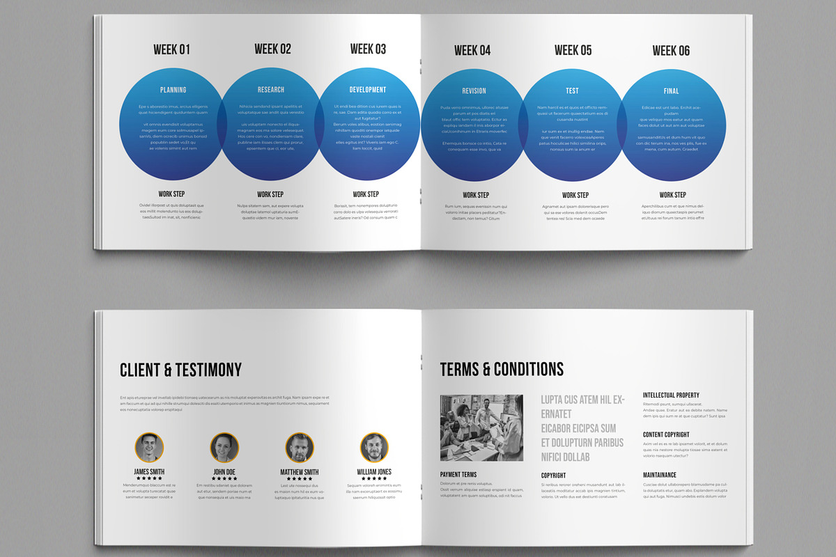 Business Proposal Template, a Brochure Template by ContestDesign (Photo 5 of 5)