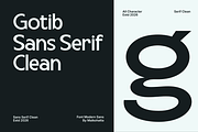 Gotib – Elegant Modern Sans Serif, a Sans Serif Font by MaikoHatta (Thumbnail 3 of 9)