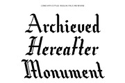 CS Hartley – Blackletter Font, a Blackletter Font by Craft Supply Co. (Thumbnail 3 of 8)