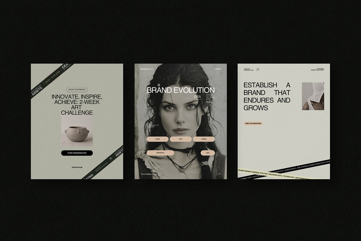 ZAVI | Instagram Post & Story (III), a Social Media Template by The Aesthetic Studio (Photo 5 of 10)