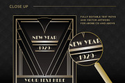 Art Deco Flyer Templates Vol 1, a Decorative Illustration by Wingsart Studio (Thumbnail 4 of 5)